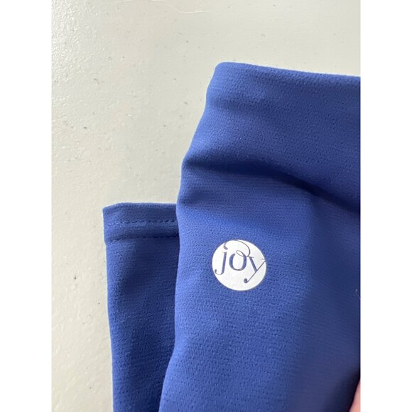 Joy Performance Ultra Smooth Luxe Capri Size Medium Perfect Pockets Navy Active - Picture 4 of 6